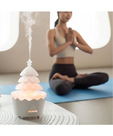 Colorful Christmas Tree Rain Humidifier & Essential Oil Diffuser - Aromatherapy for Home Bedroom & Office - Buy Online on GoSupps.com