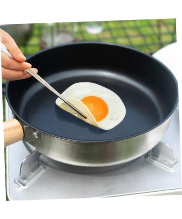 Levemolo Camping Portable Pan Griddle Egg Pan Non Stick Cooking Utensils Pans Camping Cookware Flat Skillet Non Stick Fry Pan Steak Kitchen Supplies Stainless Steel - Buy Online on GoSupps.com