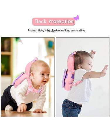 Okydoky Baby Safe Protector Cushion & Baby Knee Pads for Crawling Toddlers Safety Pad Adjustable Backpack Baby Back Protection for Walking & Crawling Butterfly.CA - Buy Online on GoSupps.com