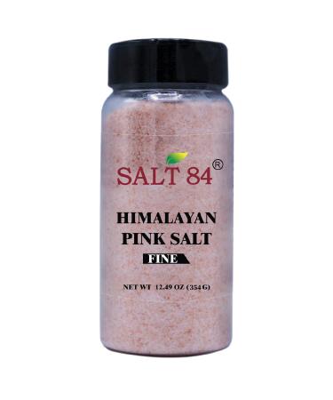 SALT 84 Himalayan Pink Salt, Fine Salt Plastic Shaker - 12.49 Ounce 12.49 Ounce (Pack of 1)