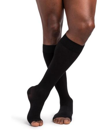 DYNAVEN by Sigvaris Women's Compression Calf-High Socks 20-30mmHg - Open Toe for Daily Comfort & Support | International Shipping Available - Buy Online on GoSupps.com