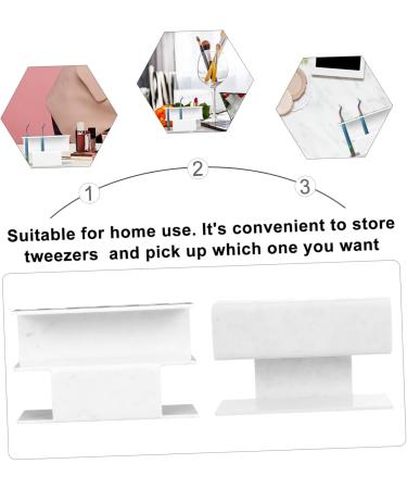 POPETPOP Acrylic Supplies Tool Make up Acrylic Tweezer Holder 6 Holes Tweezer Holder Storage Rack Storage Rack Organizer Display Stand Monitor Stand Auxiliary Fake Eyelashes 13.5x4cm As Shown - Buy Online on GoSupps.com