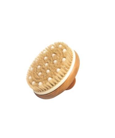 Croll & Denecke massage hand brush with wooden knob