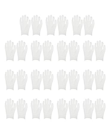 Ipetboom 15 Pairs Overnight Moisture Gloves Overnight Cotton Gloves Winter Gloves Moisturizing Hand Gloves Driving Running Gloves Cotton Gloves for Dry Hands White Wen Wan Women's