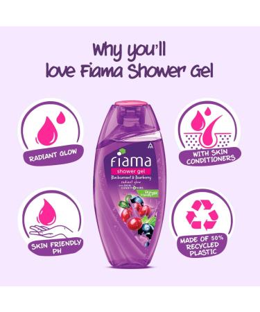 Blackcurrant & Bearberry Body Wash - Nourishing Shower Gel for All Skin Types | Radiant Glow & Moisturised Skin - Buy Online on GoSupps.com