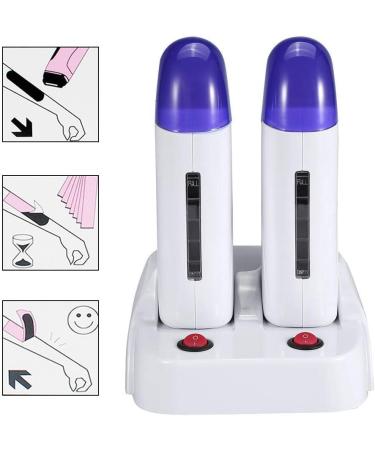 Waxing Roller Cartridge Wax Depilatory Roller Warmer Heater Waxing Body Hair Removal Machine(#4) - Buy Online on GoSupps.com