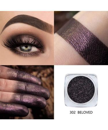 Allbesta Monochrome Eyeshadow Powder Glitter Satin Flash Eye Makeup Pigments Shadow Waterproof Long Lasting - Buy Online on GoSupps.com