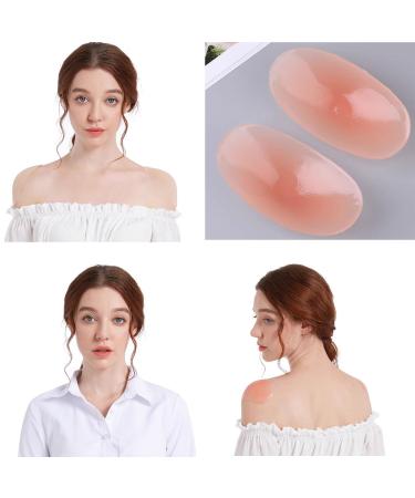 Soft Silicone Shoulder Pads Anti-Slip Invisible Shoulder Pads Individually Wrapped Sticky Dimensional Shoulder Pads Shoulder Enhancer Pads for Womens Clothing(Skin Color) - Buy Online on GoSupps.com