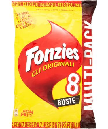 Fonzies Fonzies Pack of 24 Corn Snacks with Cheese Chips 3 per 8 serving bags of 23g cheese chips