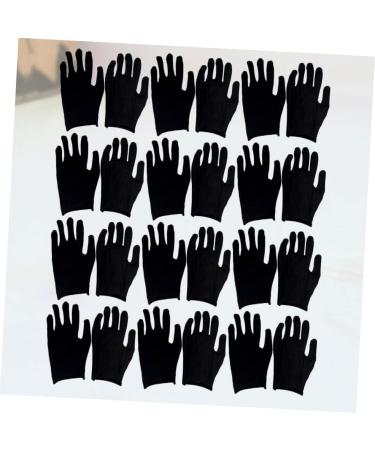 POPETPOP 12 Pairs Mens Cotton Gloves Dry Hands Gloves White Cotton Gloves Cotton Gloves for Dry Hands moisturizing Cloth Gloves Painter Gloves Gardening Gloves Finger cots Work Powder 19x10cm - Buy Online on GoSupps.com