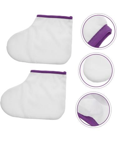 FRCOLOR 1 Pair Waxed Feet Care Bag Foot Cover Made of Paraffin Wax Foot Bath Pads Simple Wax Warmer Foot Holder Skin Cover Made of Paraffin Wax Warming Foot Cover Fluff - Buy Online on GoSupps.com
