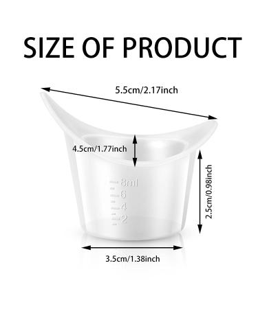 YEAJOIN Eye Wash Bath Kit - 13PCS Silicone Eye Cup Set with Calibration for Refreshing and Cleansing Tired Eyes - Buy Online on GoSupps.com