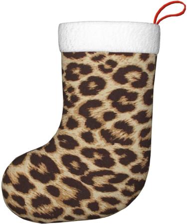 Ffexs Parrot Christmas Socks - Velvet Leopard Print One Size - Perfect for New Year Celebrations | Shop Internationally! - Buy Online on GoSupps.com
