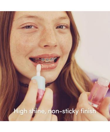 Evereden Kids Tinted Lip Gloss - Non Toxic Vegan & Hydrating Makeup for Kids | Sakura Flavor with Cherry Peach & Cranberry Oils - Buy Online on GoSupps.com