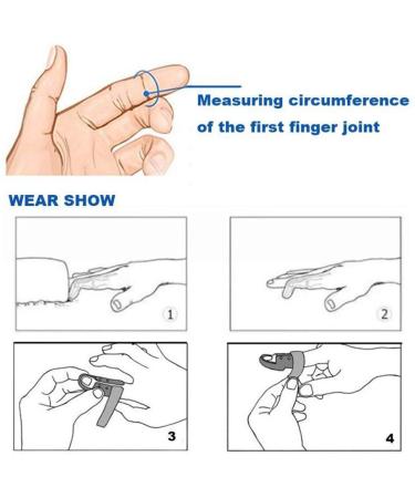 5-Piece Plastic Finger Splint Set | Finger Brace & Stabilizer for Broken Fingers Arthritis & Knuckle Support - Buy Online on GoSupps.com