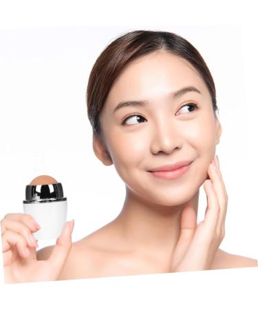 Housoutil 1pc Facial Oil Absorbing Ball Face Massager Oil- Absorbing Volcanic Face Roller Natural White 1 count (Pack of 1) - Buy Online on GoSupps.com