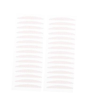 Ipetboom Clear Tape 25 Sheets Double Eyelid Sticker Mesh Tape Double Eyelid Tape Invisible Eye Sticker Eye Lifting Sticker Natural Eyelid Tape Transparent Eyelid Tape Single Sided Supplies