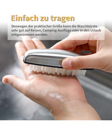 UCEC 2X Stainless Steel Hand Washing Brush - Odor Removing Nail Brush for DIY & Cleaning in Bathroom & Kitchen (White/Gray) - Buy Online on GoSupps.com