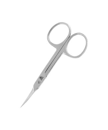 ARSUK Curved Cuticle Scissors Professional Extra Fine Thin- Cuticle Trimmer for Nails- Nail Cuticle Cutter Tool 3.74-inch Stainless Steel