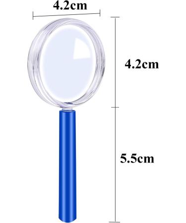 ADXCO 12 Pack Plastic Magnifying Glasses Colorful Magnifying Glasses Party Favors 6 Colors - Buy Online on GoSupps.com