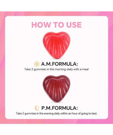 Multivitamin for Women AM & PM - Melatonin Free with w/Algae Calcium Omega-3 Vitamin D3K2 Magnesium for Energy & Relaxation Rest Skin Hair Support - Sugar Free 24-Hour Support Vegan 120 Count - Buy Online on GoSupps.com