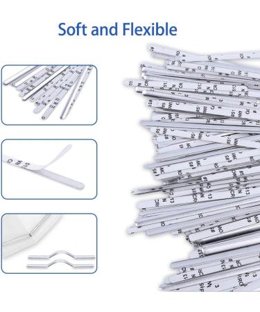 500PCS Aluminum Metal Nose Bridge Strips - DIY Mask Making Accessories - Buy Online on GoSupps.com