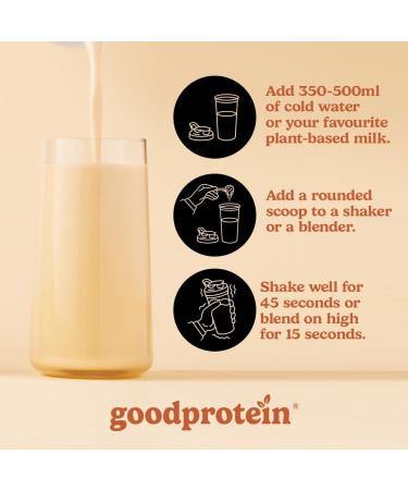 Good Protein Vegan Plant-based Protein Powder 100% Natural Non-GMO Dairy-free Gluten-free Soy-free No Added Sugar and Nothing Artificial. Chai Latte All-in-One Shake 880 grams Chai Latte 880 g - Buy Online on GoSupps.com