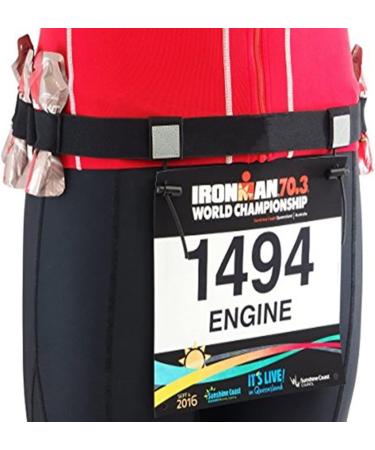 Shop Sjbautyo Triathlon Start Number Tape & Running Belt - Perfect for Triathlons Marathons & Cycling - Buy Online on GoSupps.com
