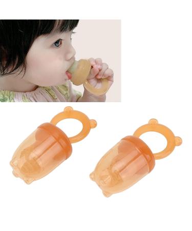 Rehomy Baby Fruit Feeder Pacifier - 2 Pack Silicone Fresh Food Feeding for Safe Self Feeding - Ideal for Infants & Toddlers - Buy Online on GoSupps.com