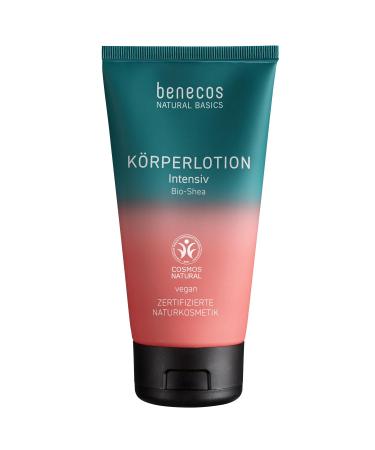 benecos benecos Natural Basics Intensive Body Lotion - Organic Shea - 150 ml - Vegan - Derm Tested