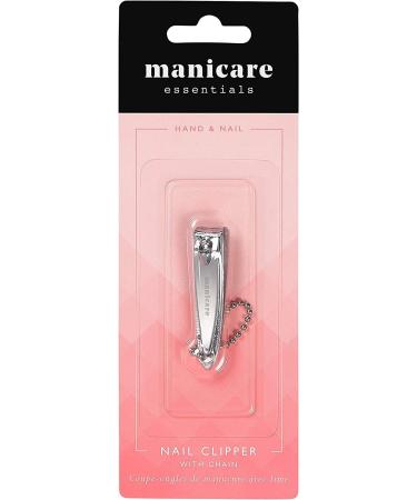 Manicare Small Nail Clipper with File & Chain - Stainless Steel, Precision Trimming for Manicures & Pedicures - 5cm Long - Buy Online on GoSupps.com