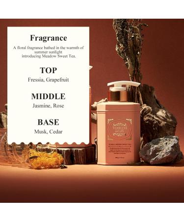 TEABLESS Floral Meadow Sweet Tea Perfumed Body Wash Hydrating Vegan Body Cleanser for Sensitive Skin | Gentle Moisturizing Non-Sticky Grapefruit Jasmine Scent Mild Scrub | Korean Skin Care - Buy Online on GoSupps.com