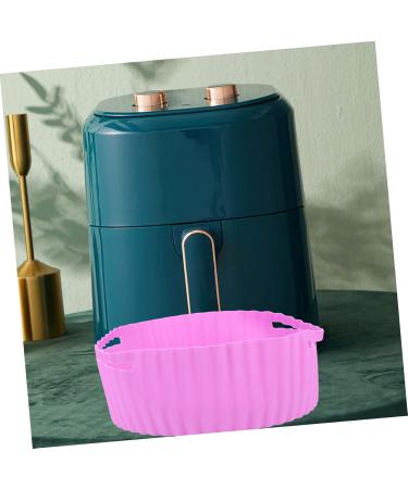 Design Cushion Silicone Reusable Cooking Non-Stick Household Food Liner Accessory Handle for Air Purple 19X19X7CM - Buy Online on GoSupps.com