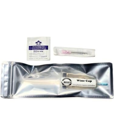 Wine Cap | Live Liquid Mushroom Culture Syringe | Premium Genetics | Commercial Grade | Medicinal Mushroom | Rich in Vitamine D | Contamination Free | Grow at Home | LABSIDE Industries