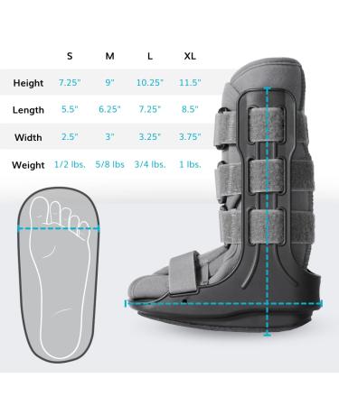 BraceAbility Pediatric Walking Boot - CAM Orthopedic Shoe for Children's Ankle Injury & Fracture Recovery (XL - Buy Online on GoSupps.com