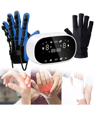 Hemiplegia Finger Rehabilitation Trainer Rehabilitation Robot Gloves Finger Straightening Brace Guard Protector Finger Rehabilitation Trainer for Hand Functi LeftHand Small