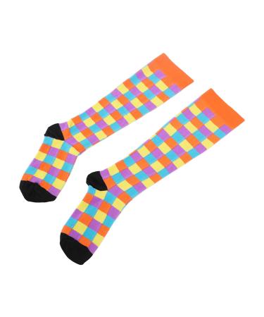 Pomya Compression Socks Compression Stockings Relieve Swelling 1 Pair for Athletic for Nursing (L/XL) Large-X-Large L/Xl