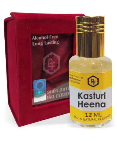 Parag Fragrances kasturi Heena Attar 12ml With Precious Gift Pack|Best Attar For Man|Long Lasting Attar|Ittar|Attar|Perfume|Fragrance Oil|Gift For Man Also Available in 25ml/100ml/500ml