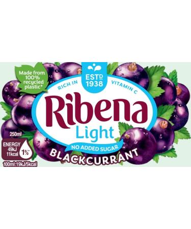 Ribena Blackcurrant Juice Drink 500ml | No Added Sugar | Real British Blackcurrants | Vitamin C Rich | Low Calorie | No Artificial Colors | 100% Recycled Bottle - Buy Online on GoSupps.com