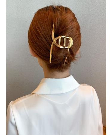 Pack of 3 Metal Non-Slip Hair Claw Clips for Women & Girls Perfect for Thick & Thin Hair - Buy Online on GoSupps.com
