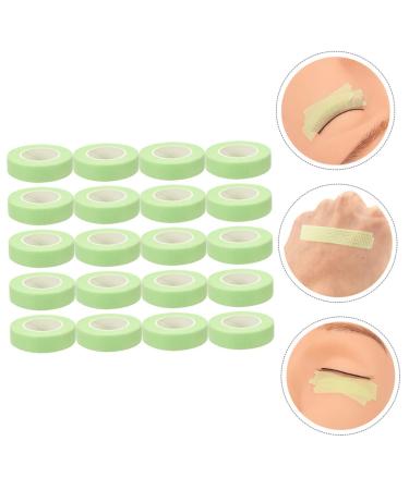 Mikinona 20 Rolls Eyelash Extension Tape - Double Eyelid Non-Woven Fabric Makeup Tape for Lifting - 5.5x1.2cm Green - Buy Online on GoSupps.com