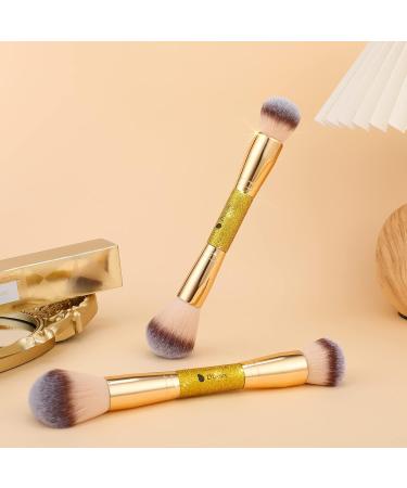 Ducare Double-Sided Kabuki Makeup Brush - Synthetic Hair Foundation & Rouge Powder Brush for Cream & Powder - International Shipping Available - Buy Online on GoSupps.com