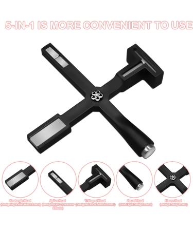 Cat Eye Magnet for Nails Nail Magnet Cat Eye Gel Nail Polish Magnet Wand 5 In 1 Magnetic Nails Multi-Function Nail Art Magnet Strong Suction Cat Eye Magnet Tool for Cat Eye Gel Nail Polish (Black) - Buy Online on GoSupps.com