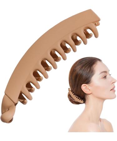 Shark Clips for Hair - Cute Hair Accessories with Banana Design - Non-Slip Shark Claws - Perfect for Festivals Vacations Traveling and Weddings Frifer Frosted Milk Coffee - Buy Online on GoSupps.com