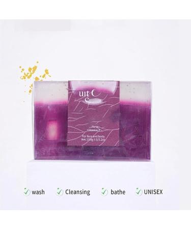 Cerasee Soap Feuille d'or 24 carats Savon la rose au sel de l'Himalaya Savon nettoyant pour le bain Contr le de l'huile - Buy Online on GoSupps.com
