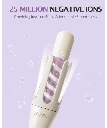 1 1/4 Inch Automatic Curling Iron - 1.25" Rotating Hair Curler Wand | Anti-Scald & Dual Voltage for Effortless Styling - Buy Online on GoSupps.com