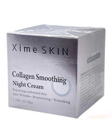 Collagen Smoothing Night Cream | Repair Sunburned Skin | Hydrating Skincare for All Skin Types - Buy Online on GoSupps.com
