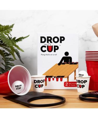 Drop Cup - Family Friendly Party Game for Adults - Pong On A Roll - Buy Online on GoSupps.com