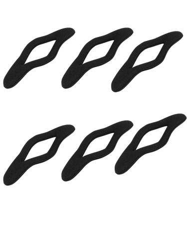 2-Pack Black Magic Foam Sponge Bun Maker | High & Low Bun Shaper for Perfect Ponytail Hairstyles - Buy Online on GoSupps.com