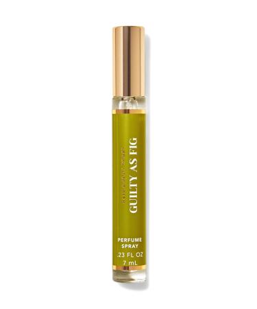 Bath and Body Mini Perfume Spray Travel size for Womens (.23 Fl OZ / 7 ml Guilty as Fig) 0.23 Fl Oz (Pack of 1) Guilty as Fig